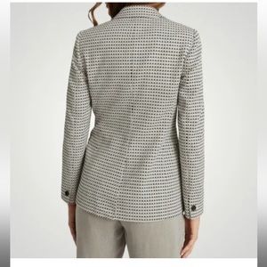 REISS Blazer Women's Size 6 Astara Geo Pattern Long Sleeved Jacket